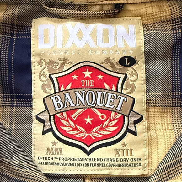 DIXXON Women’s “The Banquet” Flannel - NWT!! - Picture 2 of 3